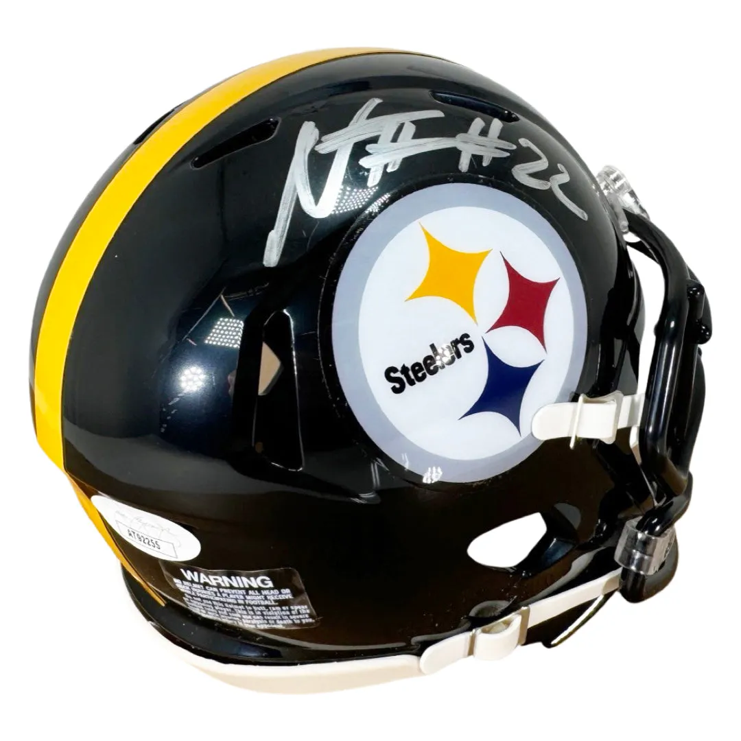 Najee Harris Signed Pittsburgh Steelers Speed Mini Football Helmet (JSA)