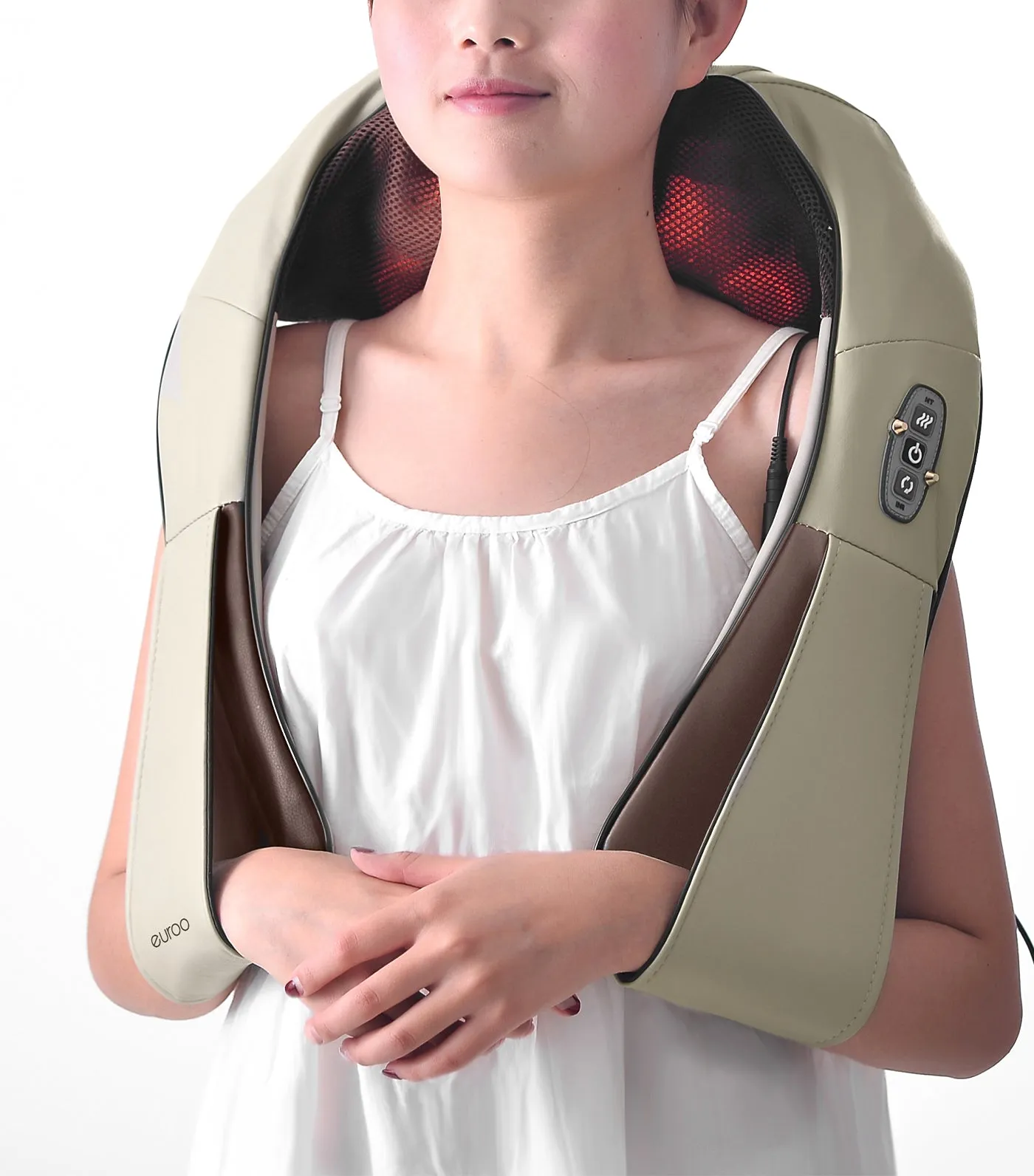 Neck and Back Massager Off White