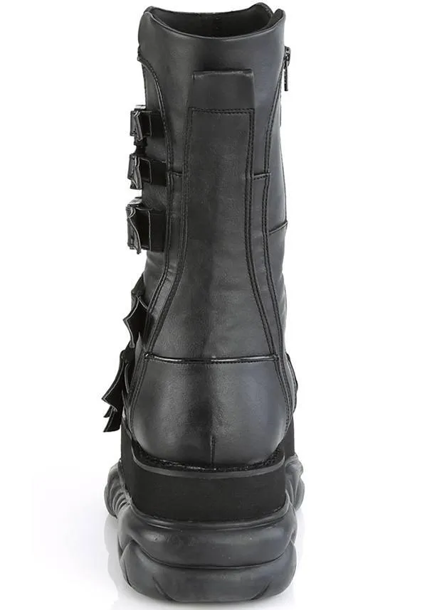 NEPTUNE-210 [Black] | PLATFORM BOOTS [PREORDER]