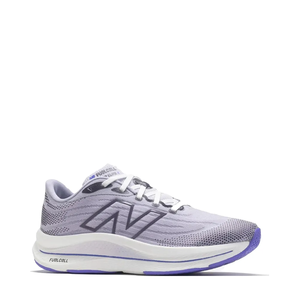 New Balance Women's FuelCell Walker Elite in Grey Violet/Electric Indigo