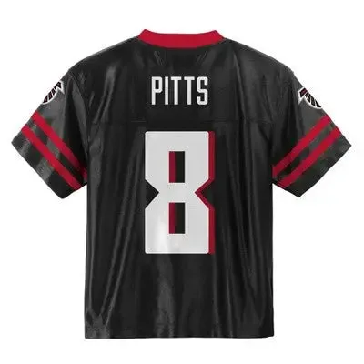 New - NFL Atlanta Falcons Toddler Boys' Short Sleeve Pitts Jersey Team Licensed