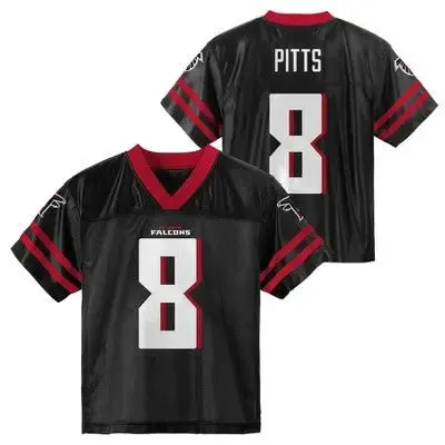 New - NFL Atlanta Falcons Toddler Boys' Short Sleeve Pitts Jersey Team Licensed