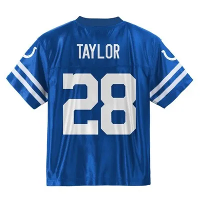 New - NFL Indianapolis Colts Toddler Boys' Short Sleeve Taylor Jersey - 2T