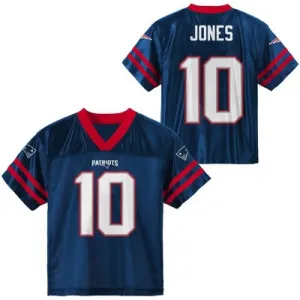 New - NFL New England Patriots Toddler Boys' Short Sleeve Jones Jersey Team