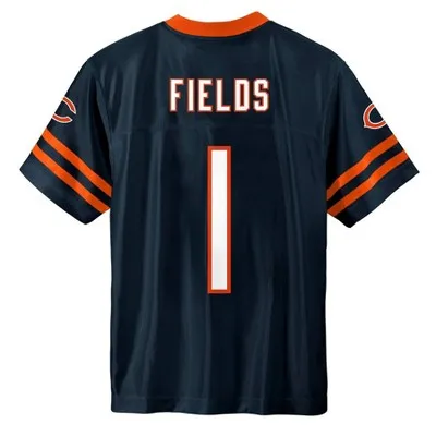 NFL Chicago Bears Boys' Short Sleeve Fields Jersey