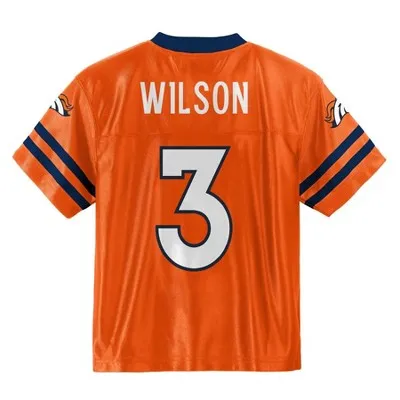 NFL Denver Broncos Toddler Boys' Short Sleeve Wilson Jersey Team Licensed