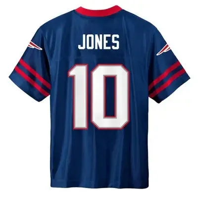 NFL New England Patriots Boys' Short Sleeve Jones Jersey