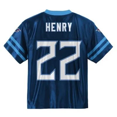 NFL Tennessee Titans Toddler Boys' Short Sleeve Henry Jersey Team Licensed