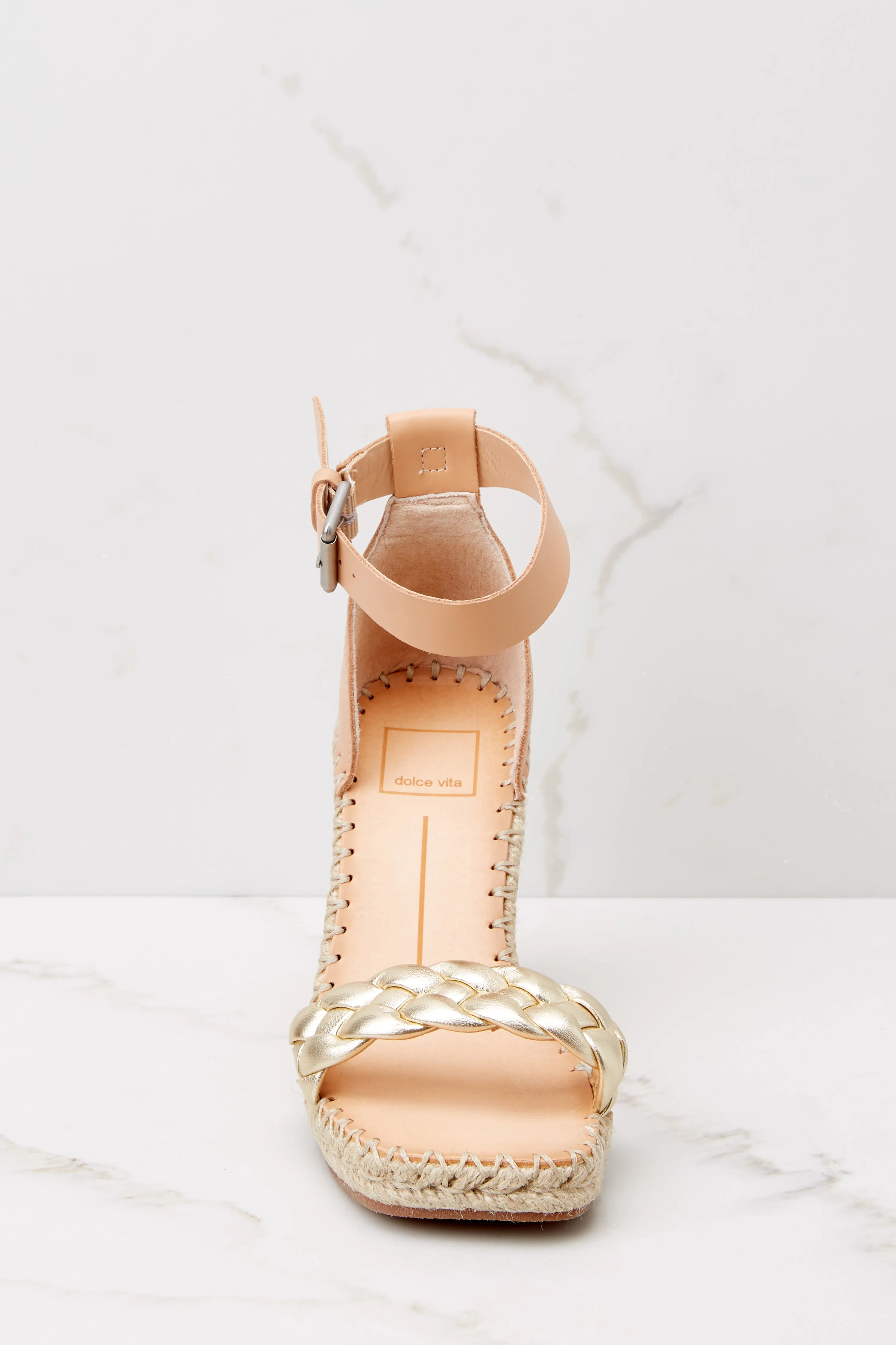 Nilton Gold Multi Leather Heels