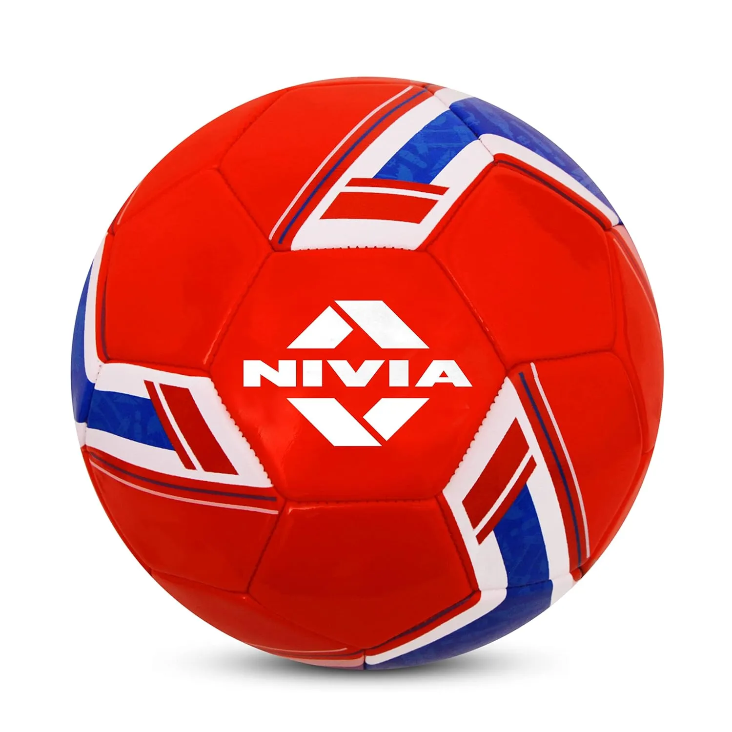 Nivia Spinner Machine Stitched Football (England), 32 Panel Football, PVC Stitched Football, Football for Traning, Recreational, Beginners, Soccer Ball, Football Size