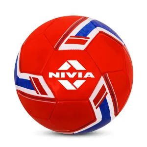 Nivia Spinner Machine Stitched Football (England), 32 Panel Football, PVC Stitched Football, Football for Traning, Recreational, Beginners, Soccer Ball, Football Size