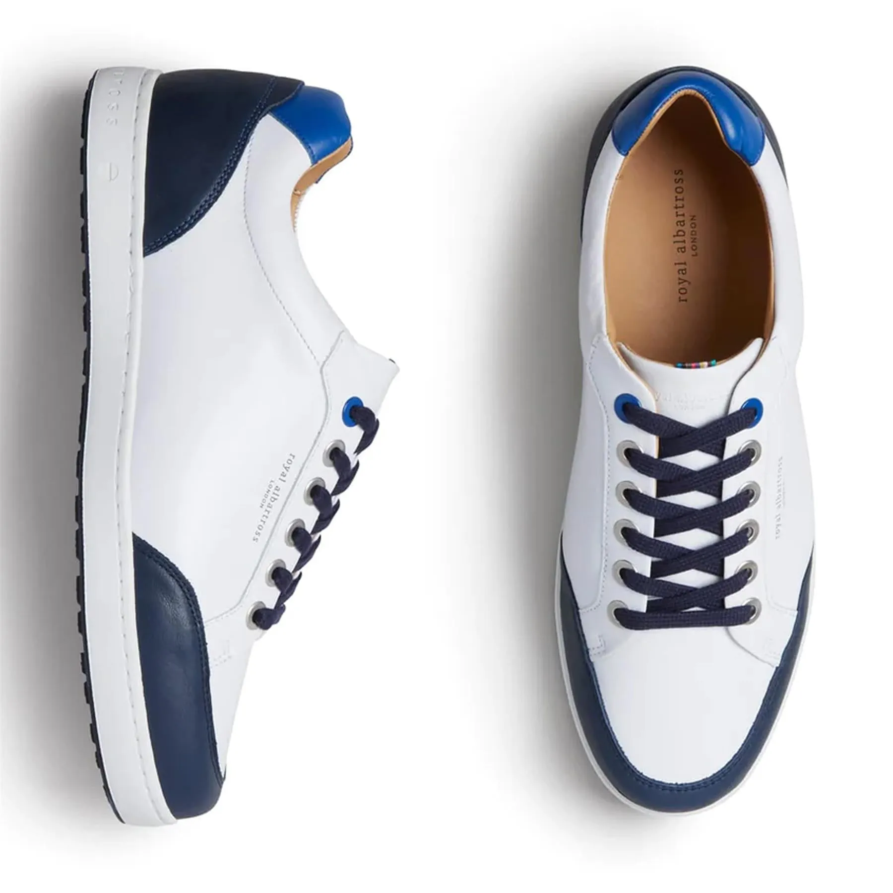 Northcote Golf Shoe White/Navy - AW24