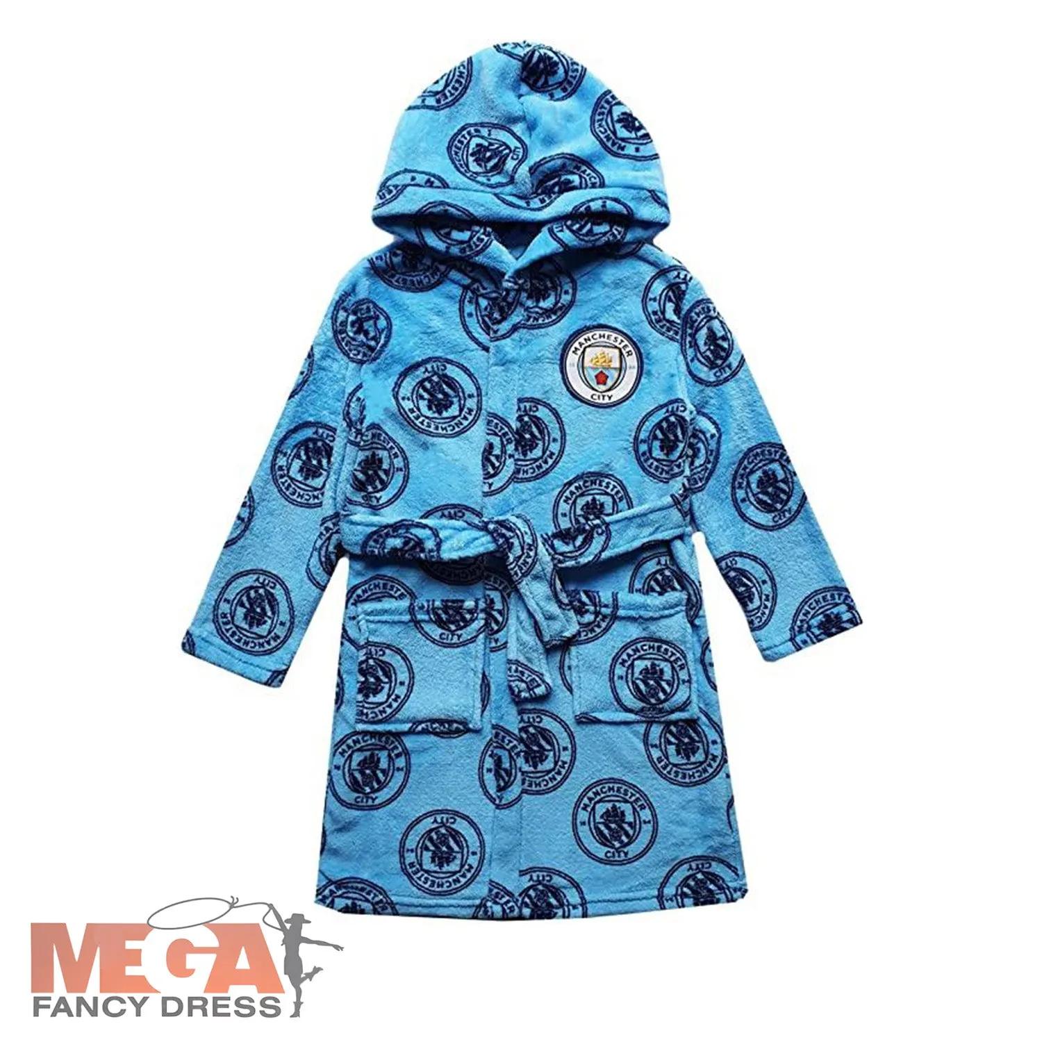 Official Man City Kids Robe