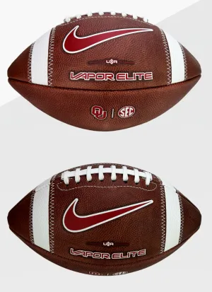 Oklahoma Sooners SEC Official Nike Vapor Elite Game Model Football