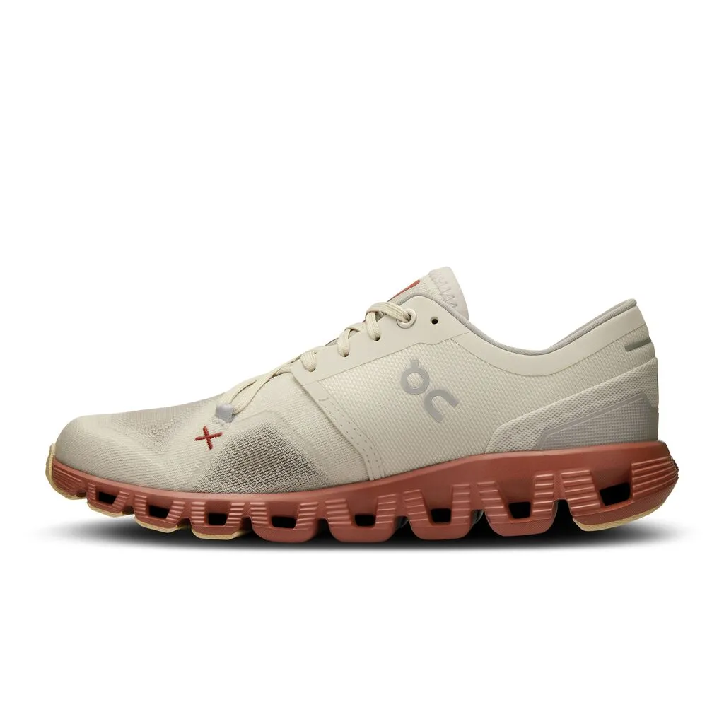 On Running Cloud X 3 (Womens) - Ice/Auburn