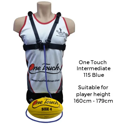 One Touch Harness and Leather Ball - Senior