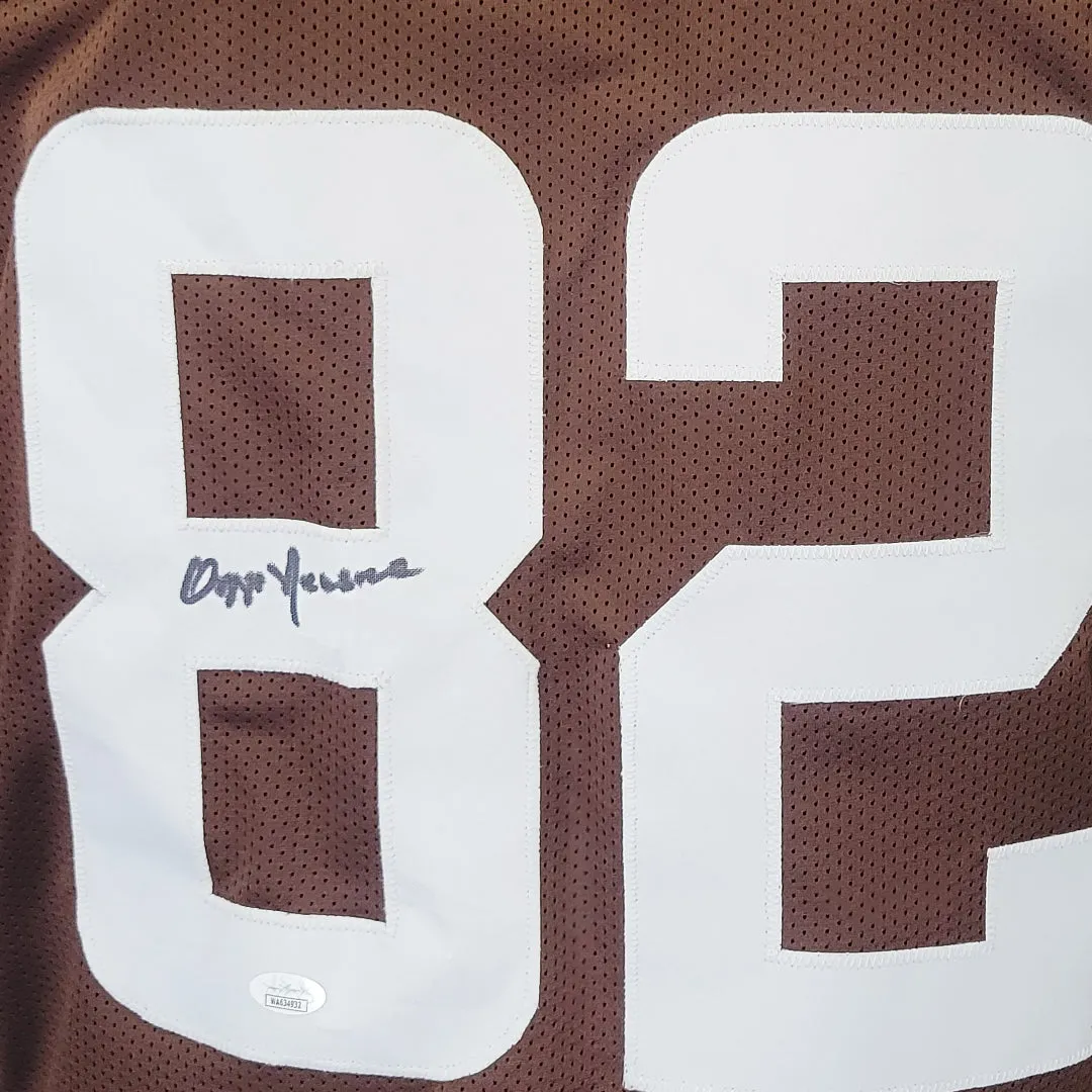 Ozzie Newsome Signed Cleveland Brown Football Jersey (Beckett)