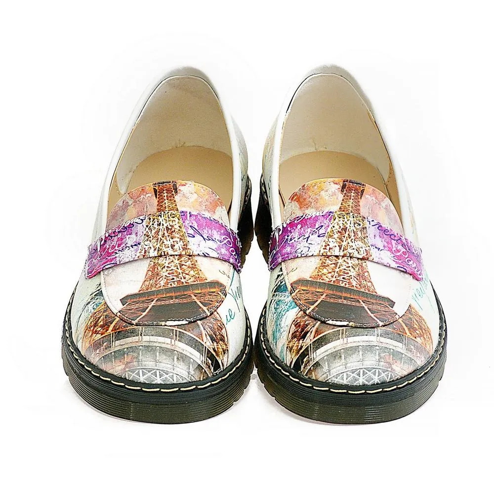 Paris and Eifel Towers Sneaker Shoes AMOX103