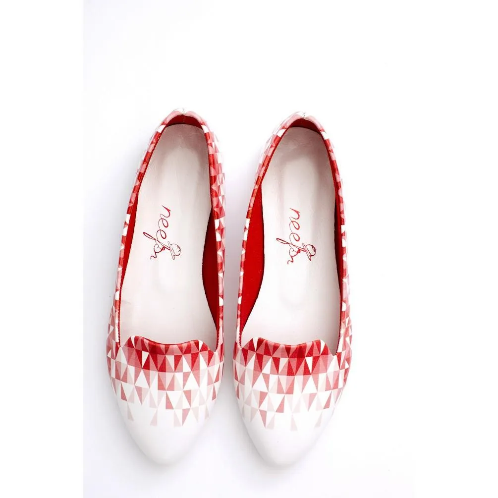 Pattern Ballerinas Shoes NBL216