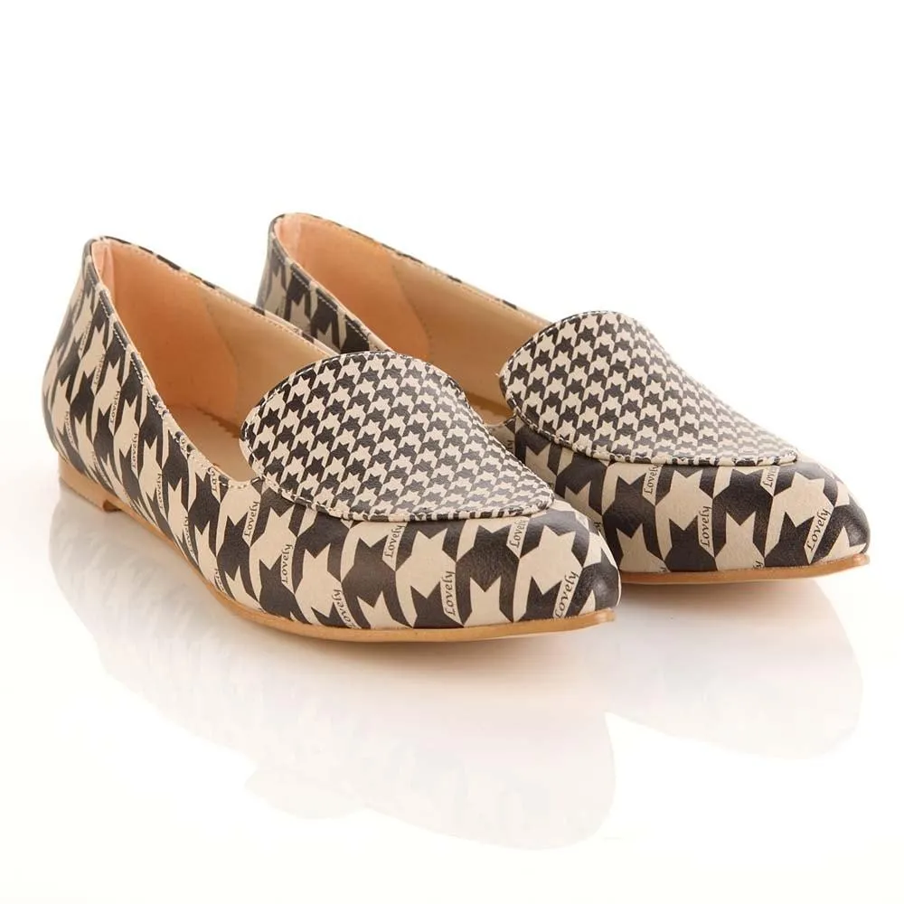 Pattern Ballerinas Shoes OMR7201