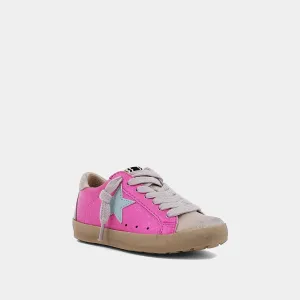 Paula Sneaker - Metallic Fuschia