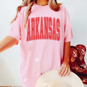 Personalized Collegiate Letter Comfort Color Wholesale Tee - Popular