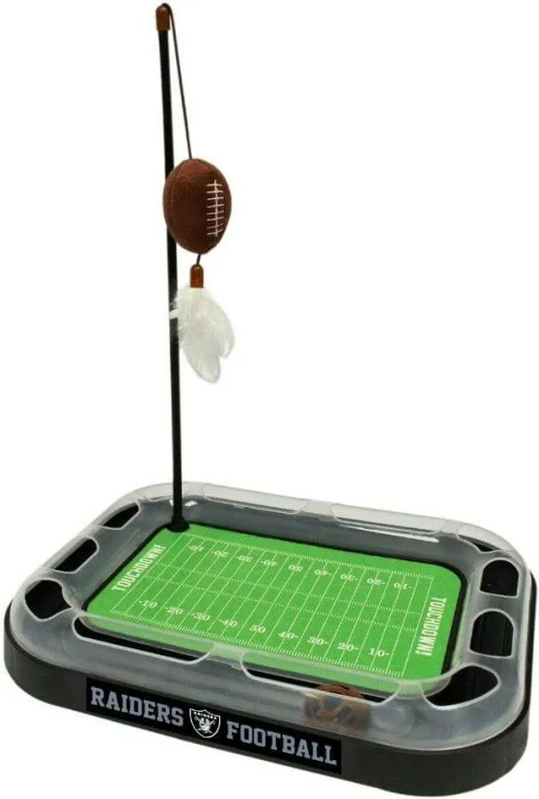 Pets First Oakland Raiders Cat Scratcher - 14.5"L x 11"W x 17.5"H