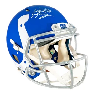 Peyton Manning Signed Indianapolis Colts Authentic AMP Full-Size Football Helmet (Fanatics)