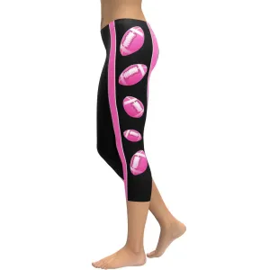 Pink Football Capris