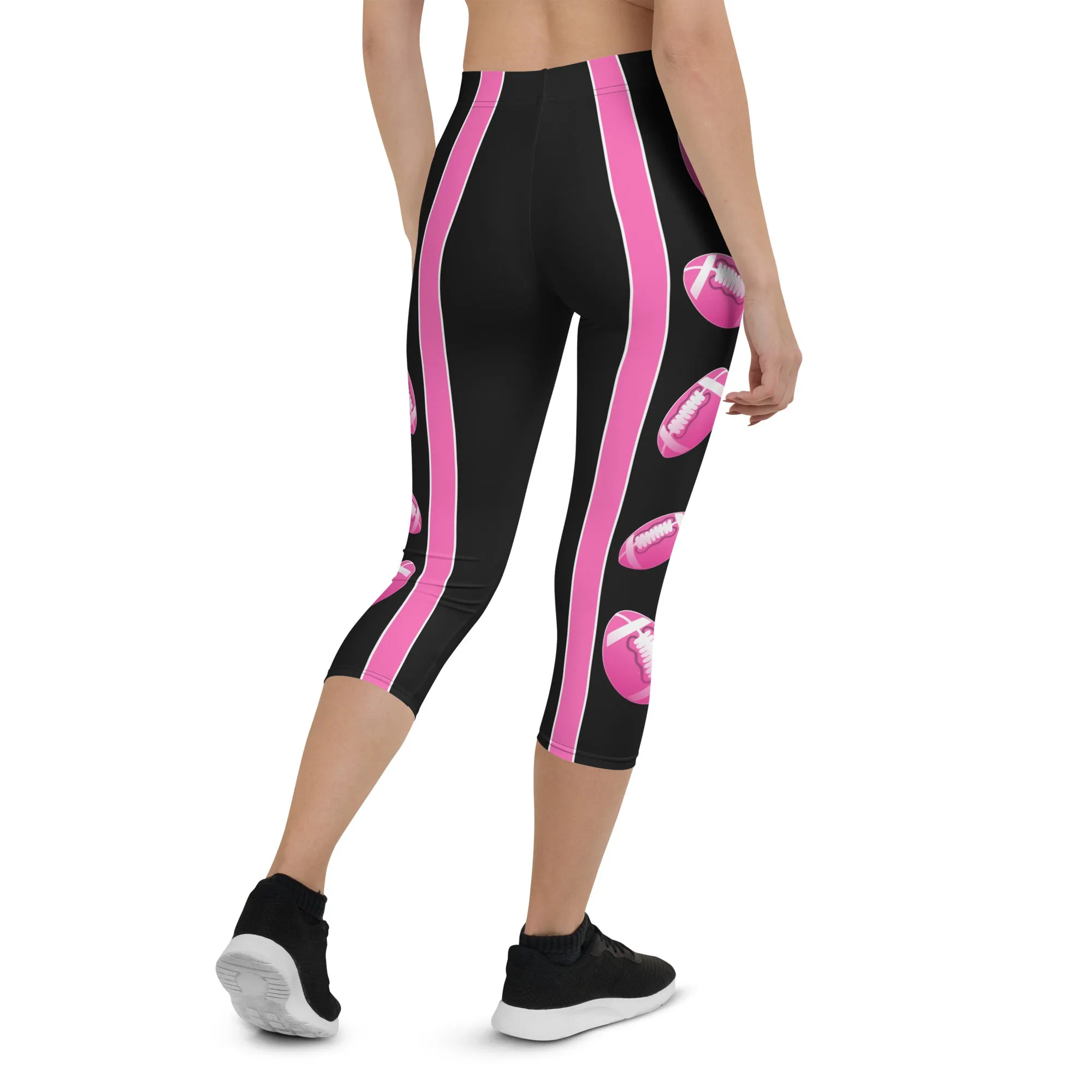 Pink Football Capris