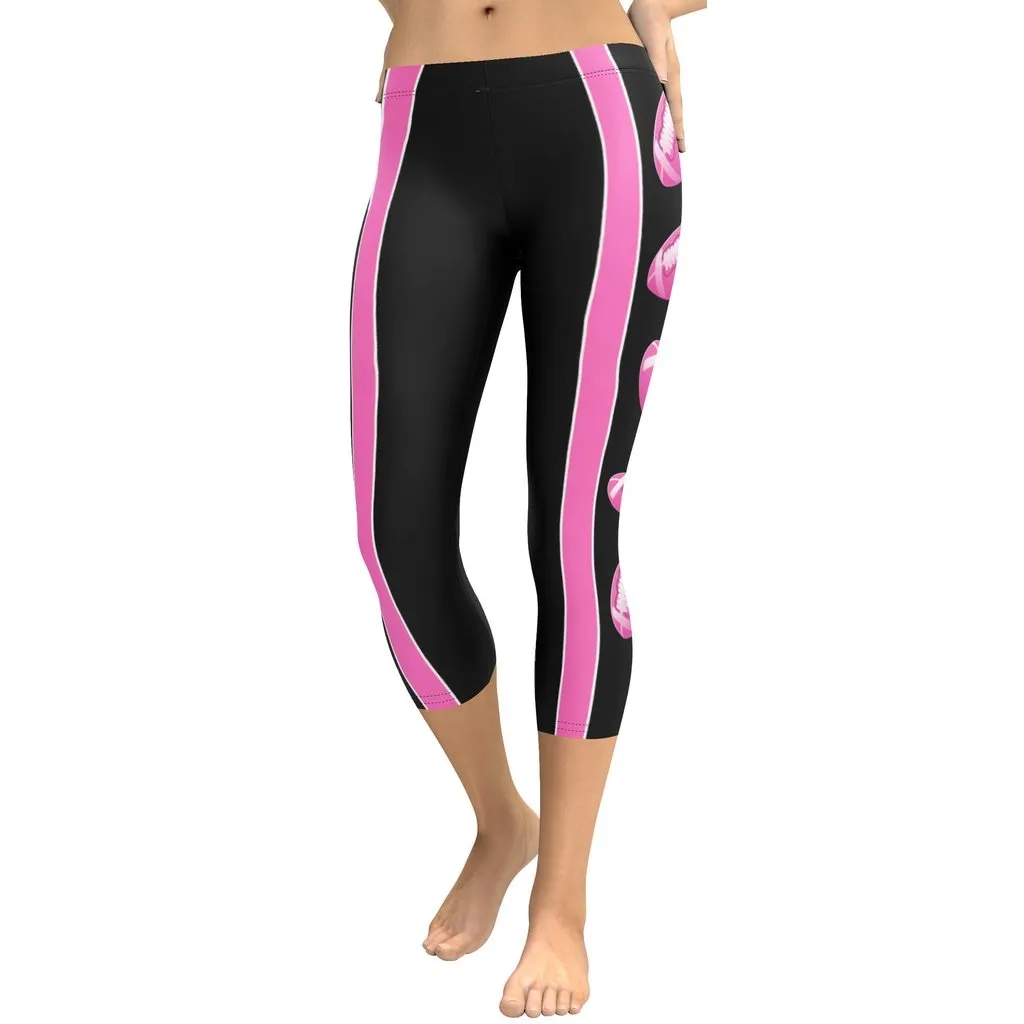 Pink Football Capris