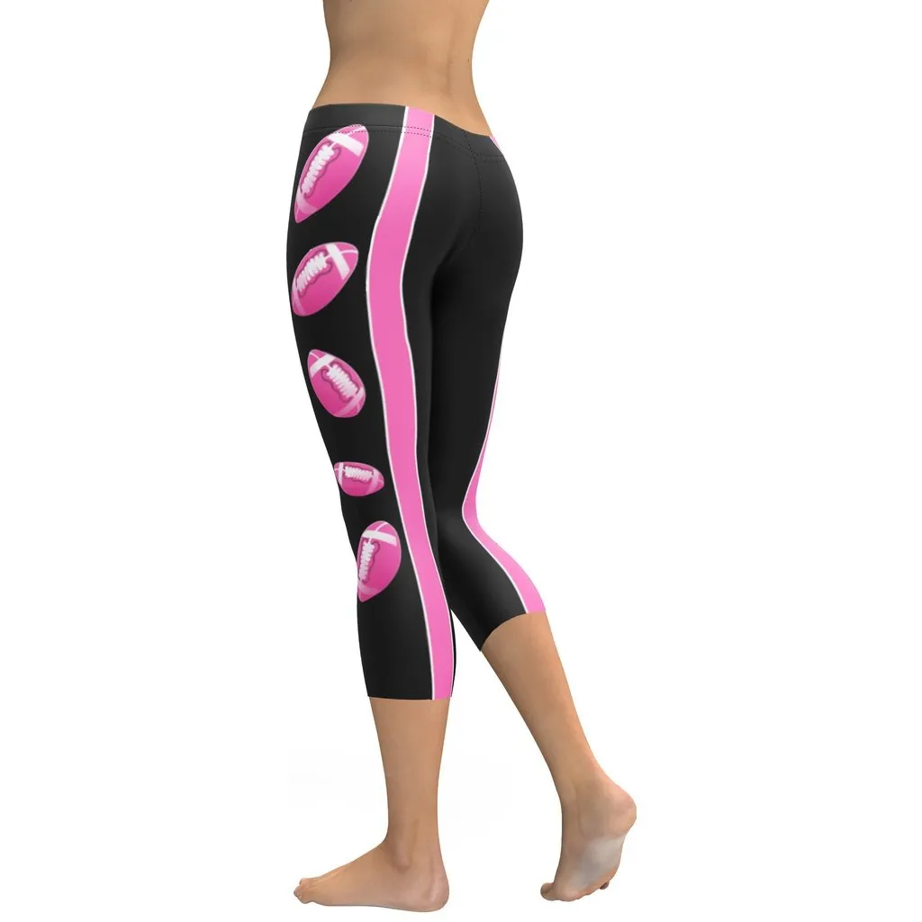 Pink Football Capris