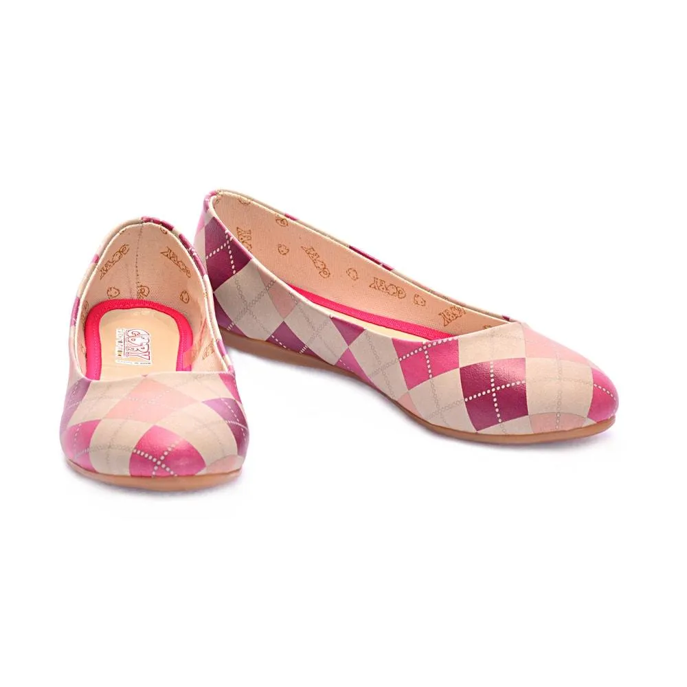 Plaid Ballerinas Shoes 1050