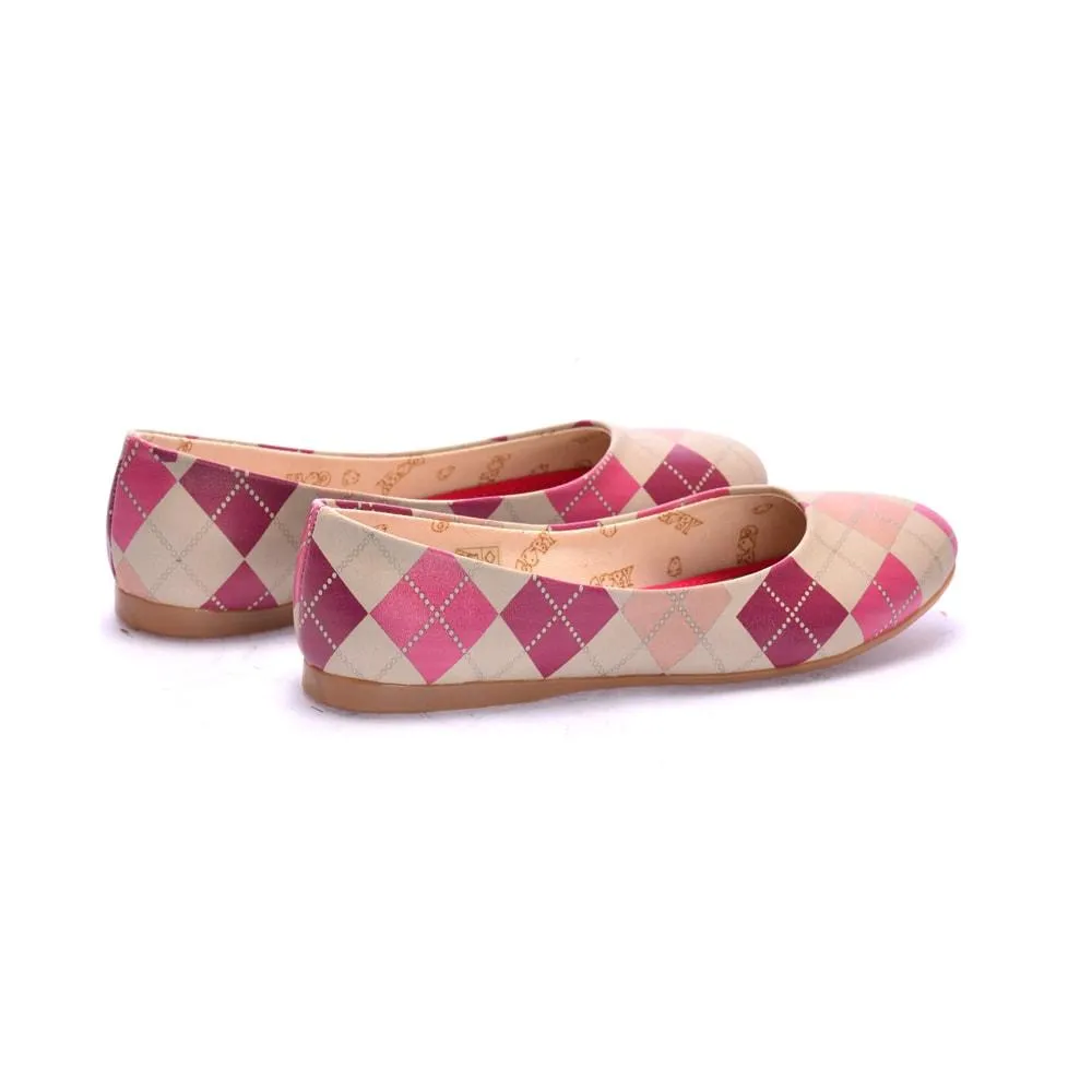 Plaid Ballerinas Shoes 1050