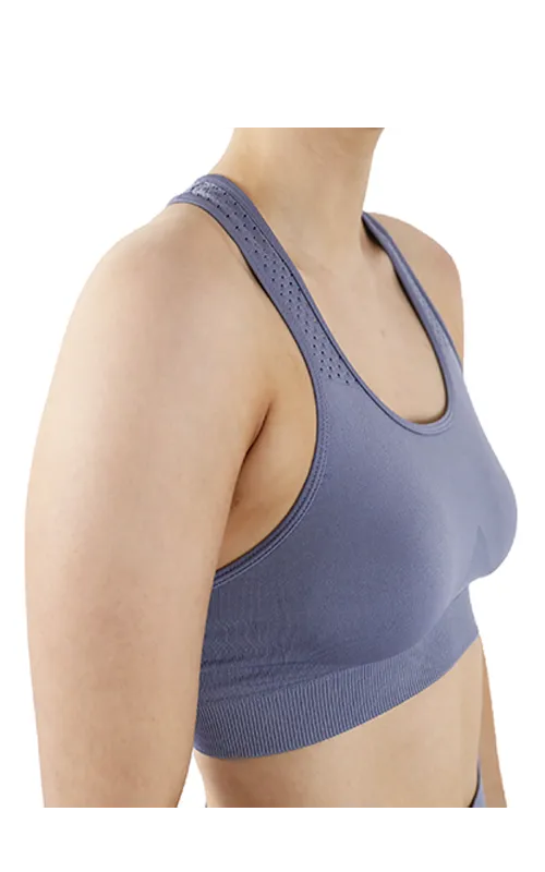 Pretty Polly ECO Active Wear Crop Top in Purple