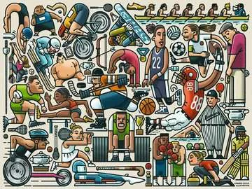 Puzzle - Ravensburger - Athletic Fit (750 Pieces)