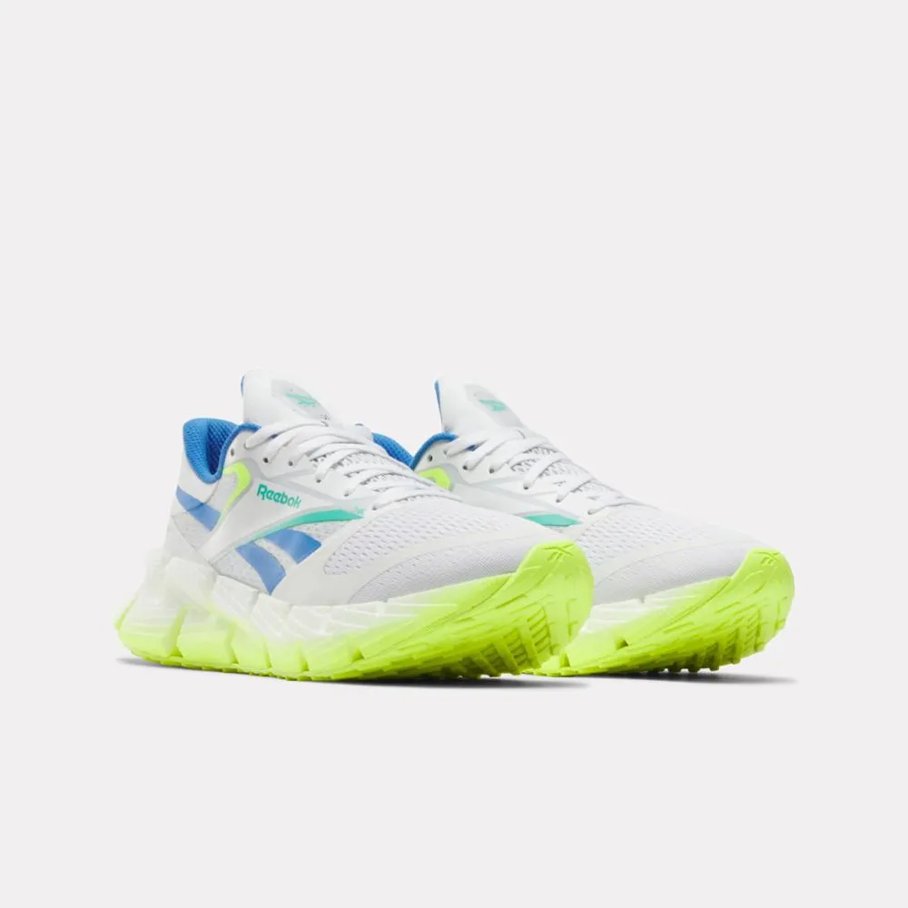 Reebok Footwear Men FloatZig 1 Shoes FOOTWEARWHITE/DIGITAL LIME/KIN