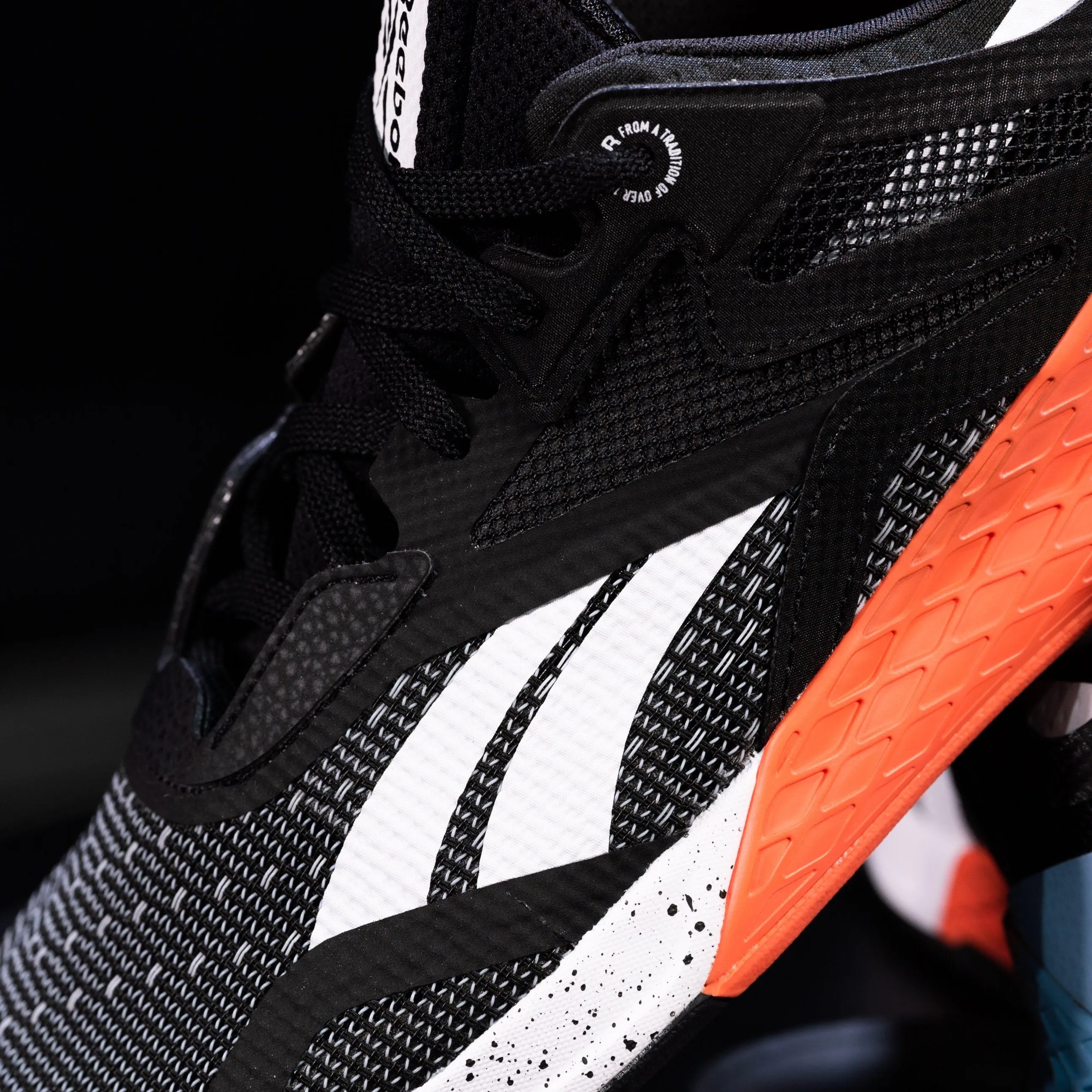 Reebok - Nano X - Men's - BLACK/WHITE/VIVID ORANGE