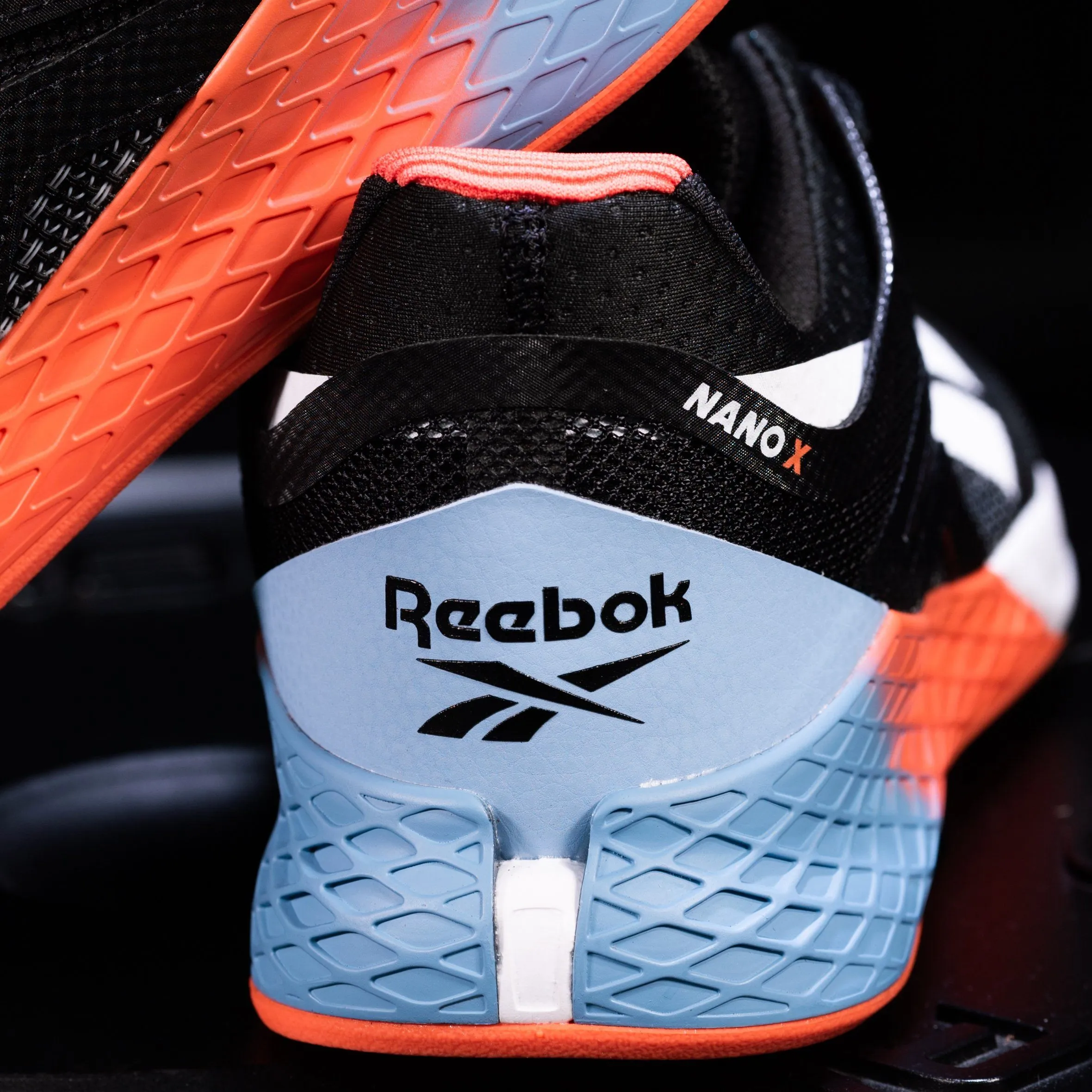 Reebok - Nano X - Men's - BLACK/WHITE/VIVID ORANGE