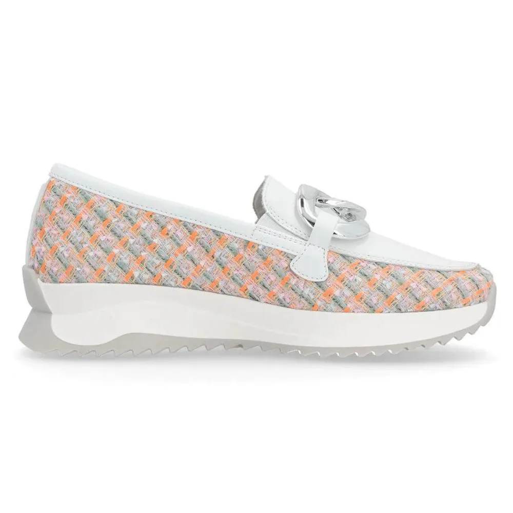 Rieker W1303 Dhara Pastel Multi Leather Loafer (Women's)