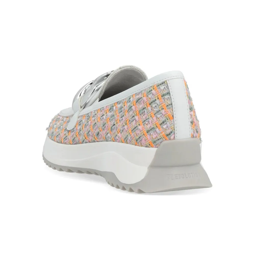 Rieker W1303 Dhara Pastel Multi Leather Loafer (Women's)