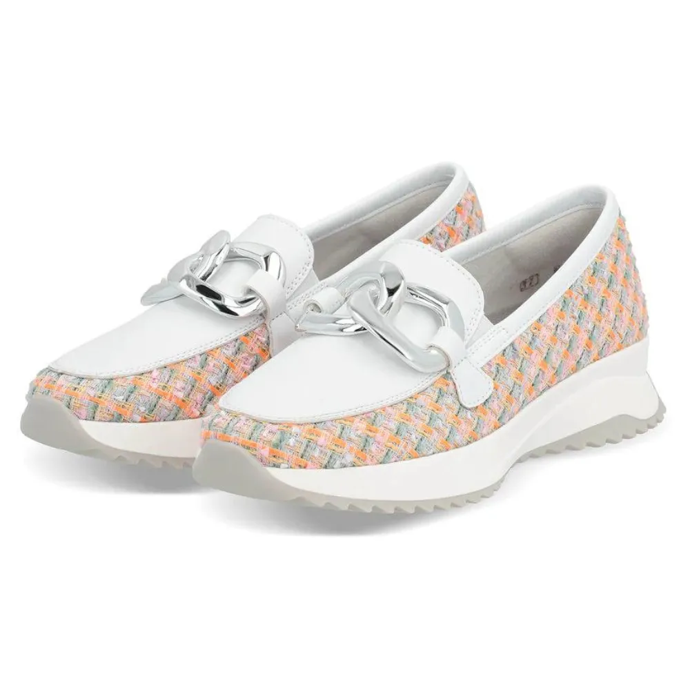 Rieker W1303 Dhara Pastel Multi Leather Loafer (Women's)