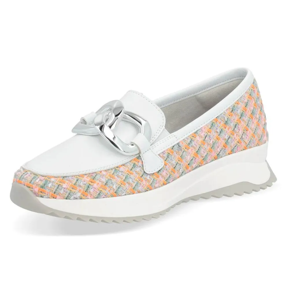 Rieker W1303 Dhara Pastel Multi Leather Loafer (Women's)