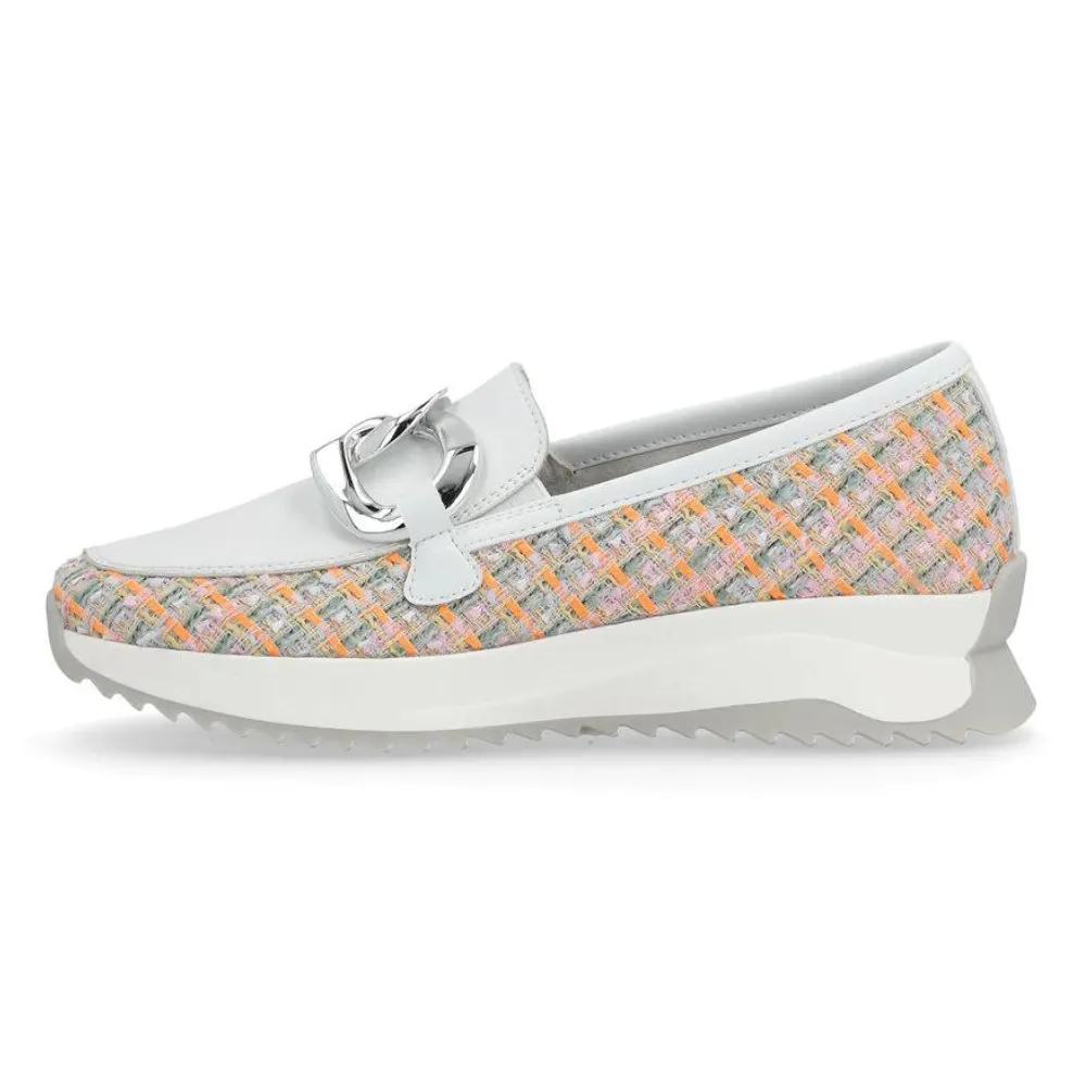 Rieker W1303 Dhara Pastel Multi Leather Loafer (Women's)