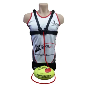 Ross Faulkner One Touch Size 4 Intermediate AFL Trainer - Red Cord