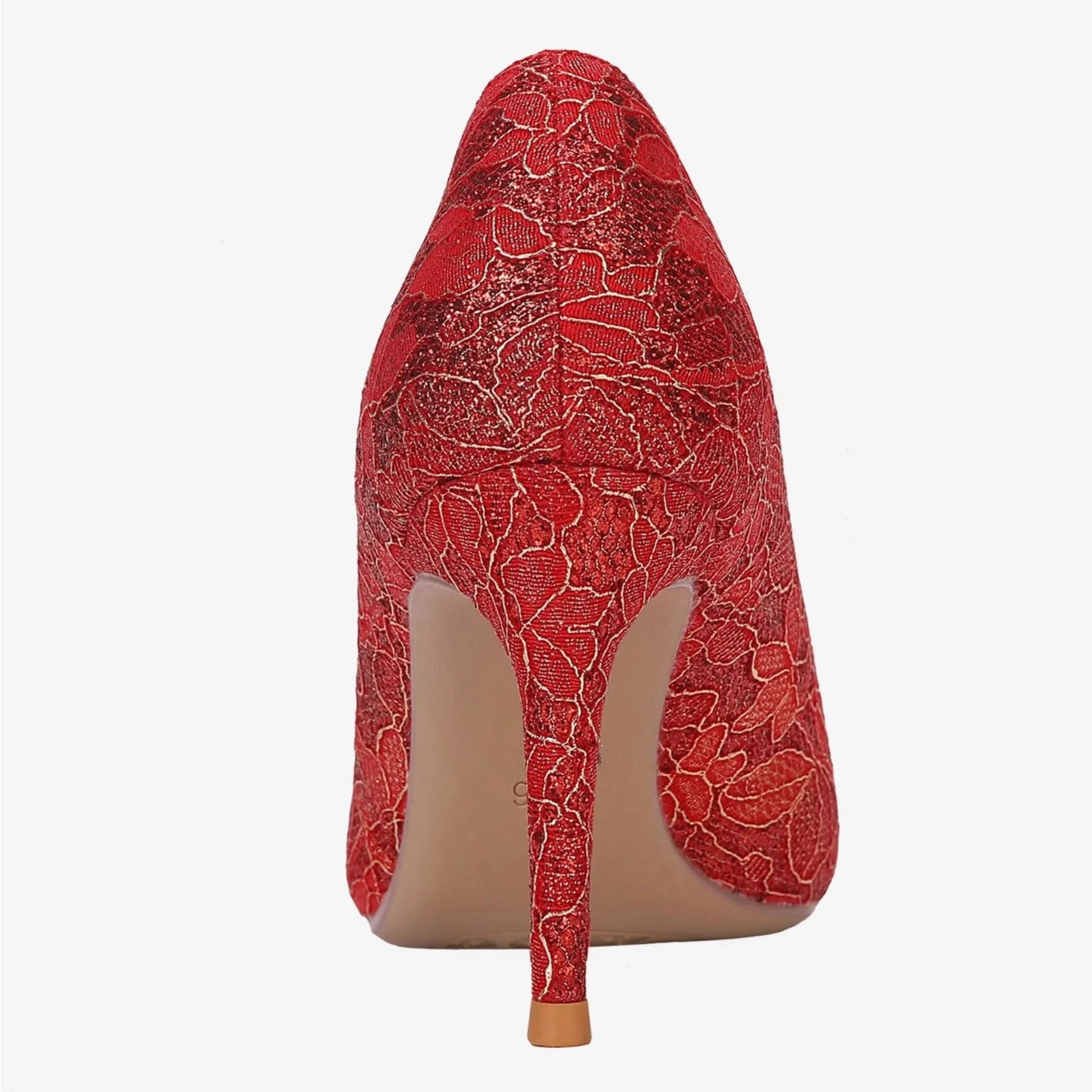 Rouge Red Wedding Heel Shoes