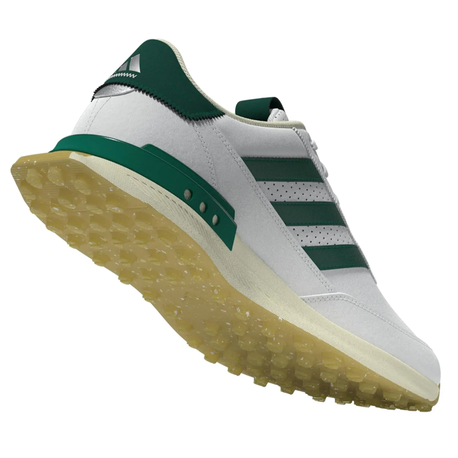 S2G Spikeless Leather 24 Golf Shoes White/Green/Gum - 2025