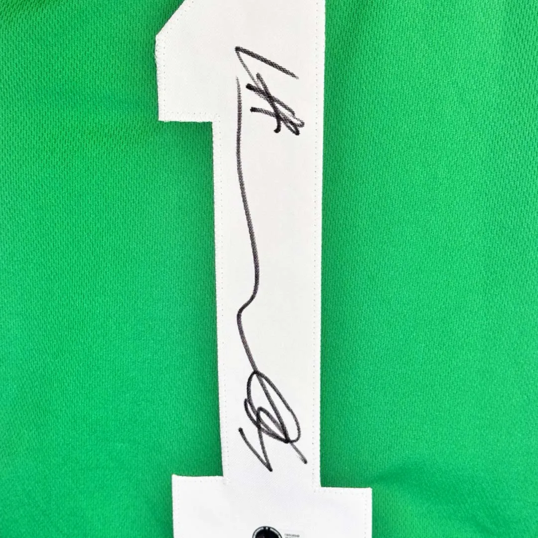 Sauce Gardner Signed New York Green Football Jersey (Beckett)