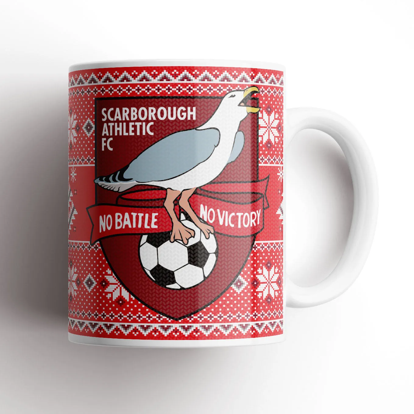 Scarborough Xmas Knitted Mug