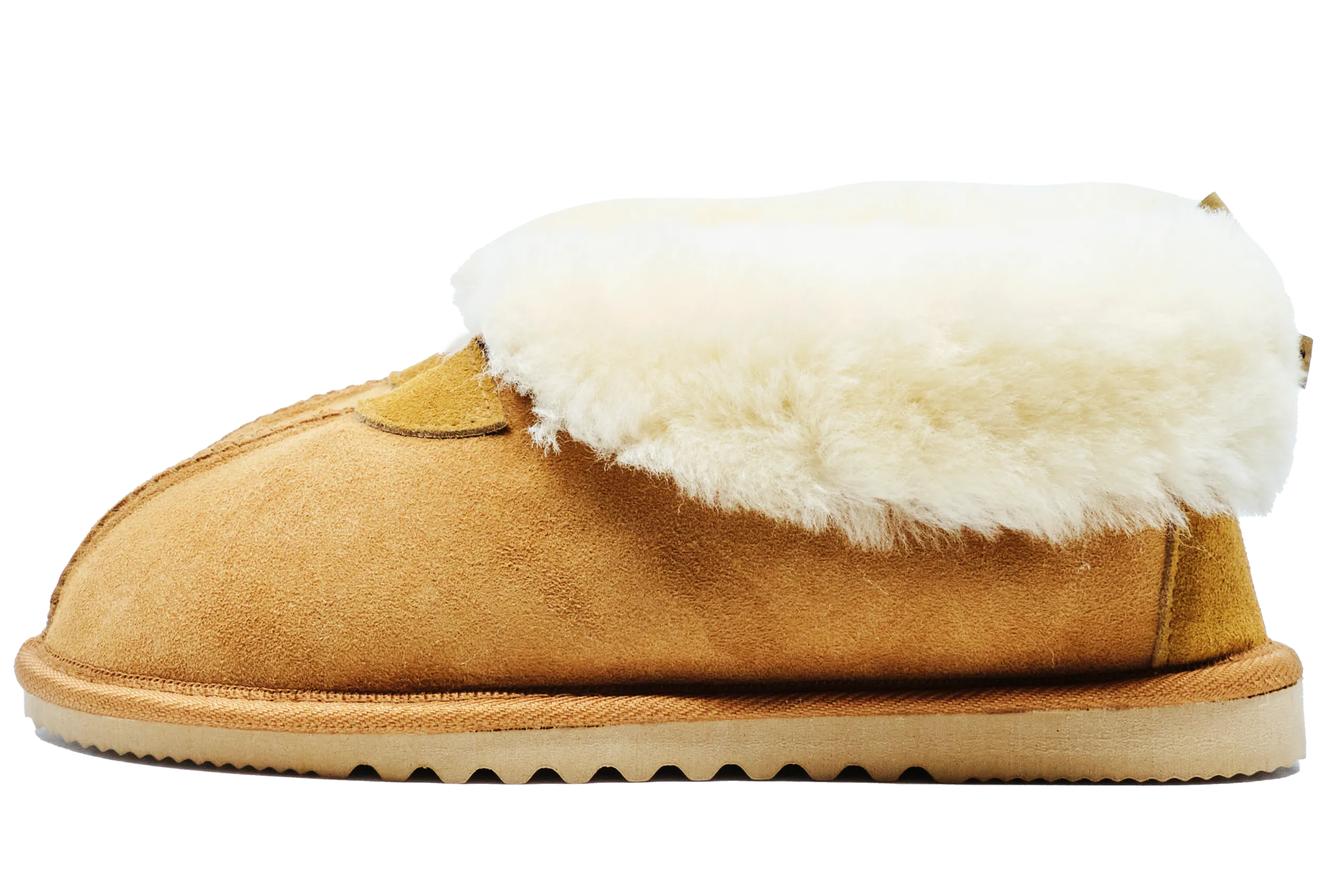 Sheepskin Wool Hardsoles /Brown